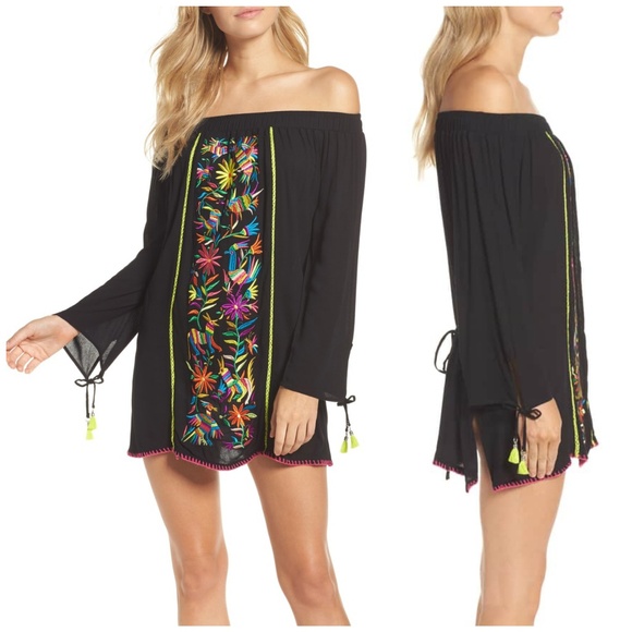 NWT, Nanette Lepore, Isla Marietas Cover Up Dress - Picture 3 of 4